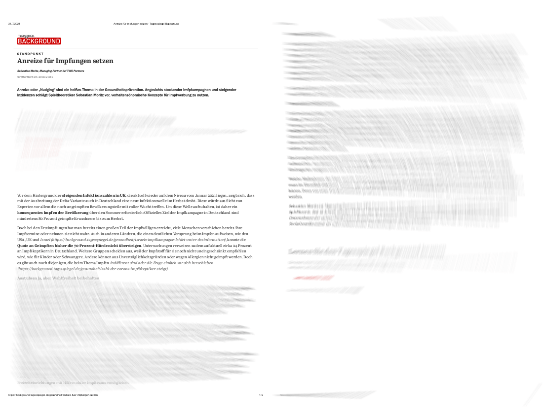 Tagesspiegel Background TWS Partners