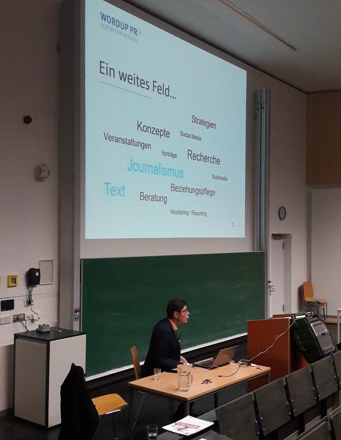 PR Agentur München Universität LMU IfKW Vortrag